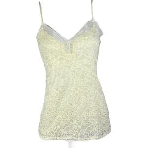 Coquette lace top white cream